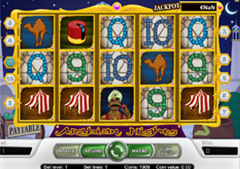 Arabian Nights video slots