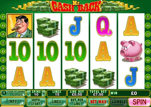 Mr Cash Back slot