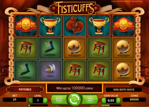 fisticuffs slot screen