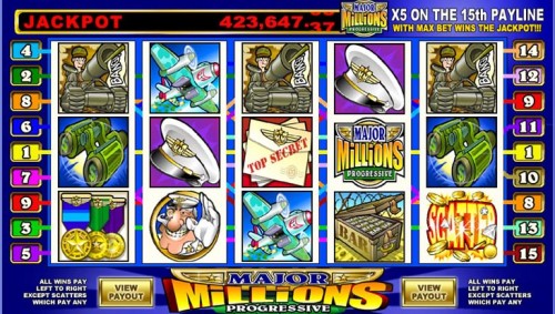Major Millions video slots