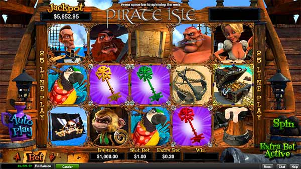 pirate isle video slot